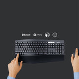 EAN 5099206066823 - Logitech 920-008221 teclado Ratón incluido Universal RF Wireless + Bluetooth QWERTZ Alemán Negro imagen 6