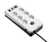 EAN 3553340667183 - Eaton PB6F limitador de tensión Negro, Blanco 6 salidas AC 220 - 250 V 1,5 m imagen 1