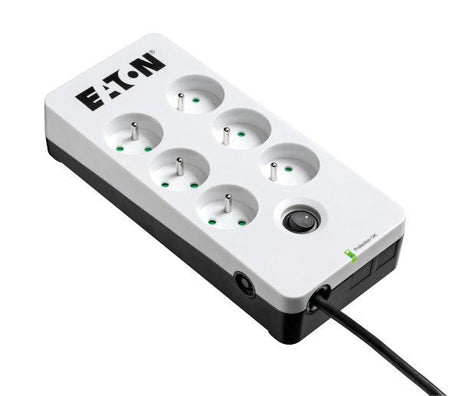 EAN 3553340667183 - Eaton PB6F limitador de tensión Negro, Blanco 6 salidas AC 220 - 250 V 1,5 m imagen 1