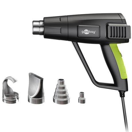 EAN 4040849778230 - Goobay 77823 pistola de calor Pistola de aire caliente 450 l/min 650 °C 1500 W Negro imagen 5
