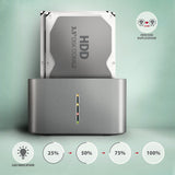 EAN 8595247907707 - Axagon AXG ADSA-DC - Docking- und Kopierstation 2x 2.5''/3.5'' SATA USB 3.0 - Digital/Daten USB 3.2 Gen 1 imagen 3