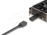 Delock Aktiver Displayport 1.2 Zu Hdmi Adapter 4k Mit Hdr Funktion