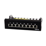 Patchpannel Desktop 8 Port Cat6 Stp Negro Logilink