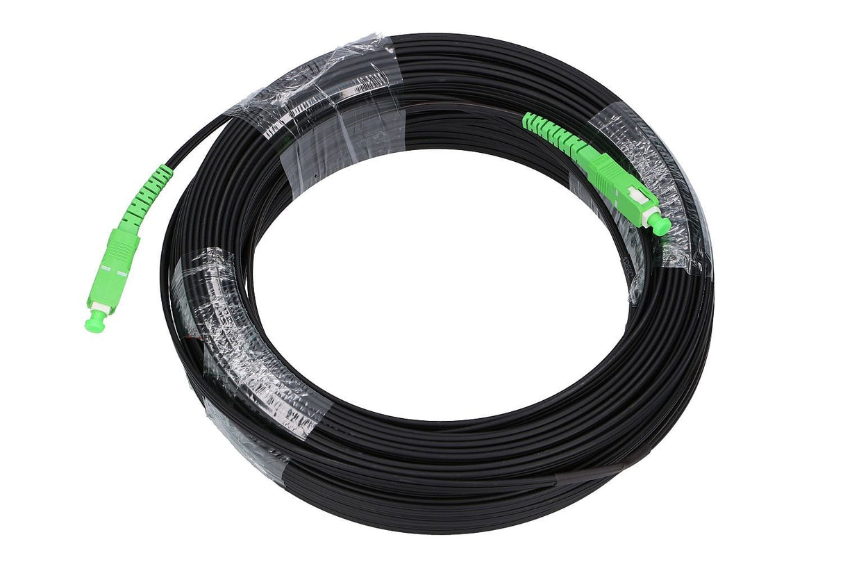 Extralink Cable Fibra Óptica Sc/Apc-Sc/Apc Sm G.657a2 Simplex 40m Flat Drop