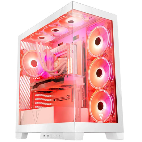 EAN 5903560981305 - Modecom Volcano SPACE APEX ARGB MIDI Midi Tower Blanco imagen 4