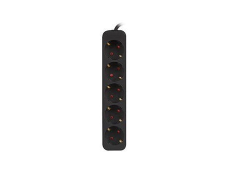 EAN 5901969429190 - Lanberg PS0-05F-0150-BK base múltiple 1,5 m 5 salidas AC Interior Negro imagen 3