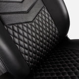 Noblechairs Icon Echtleder Gaming Silla - Negro Negro