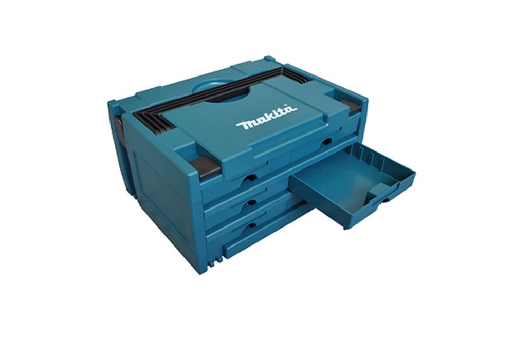 EAN 0088381580809 - Makita MAKSTOR 3.6 Caja para piezas pequeñas Negro, Azul imagen 1
