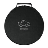 Logilink Elektroauto Cable De Carga Electric Car Charging Cable Tipo 2 Spiral 11kw 3p 20a 5m Negro + Bolsa