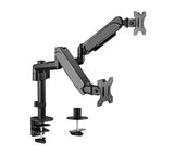 Gembird Ma-Da2p-01 Adjustable Desk 2-Display Mounting Arm 17-32" Up To 9 Kg