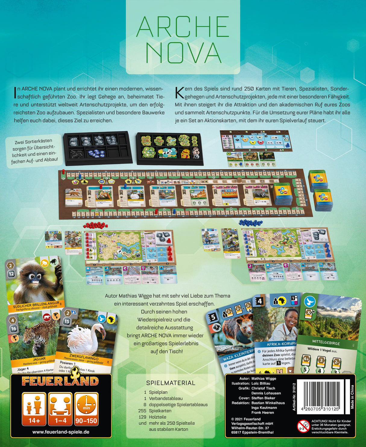 EAN 4260705310125 - Asmodee Arche Nova Juego de mesa Pensamiento lateral imagen 4