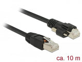 Delock Cable Cat.6 Rj45-M > Rj45-M M. Schrauben Smp 10.0m