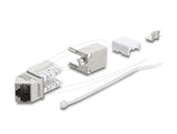 Delock Keystone Modulorj45 Hembra A Lsa Cat.6a 45° Angulare Hembra Geschirmt
