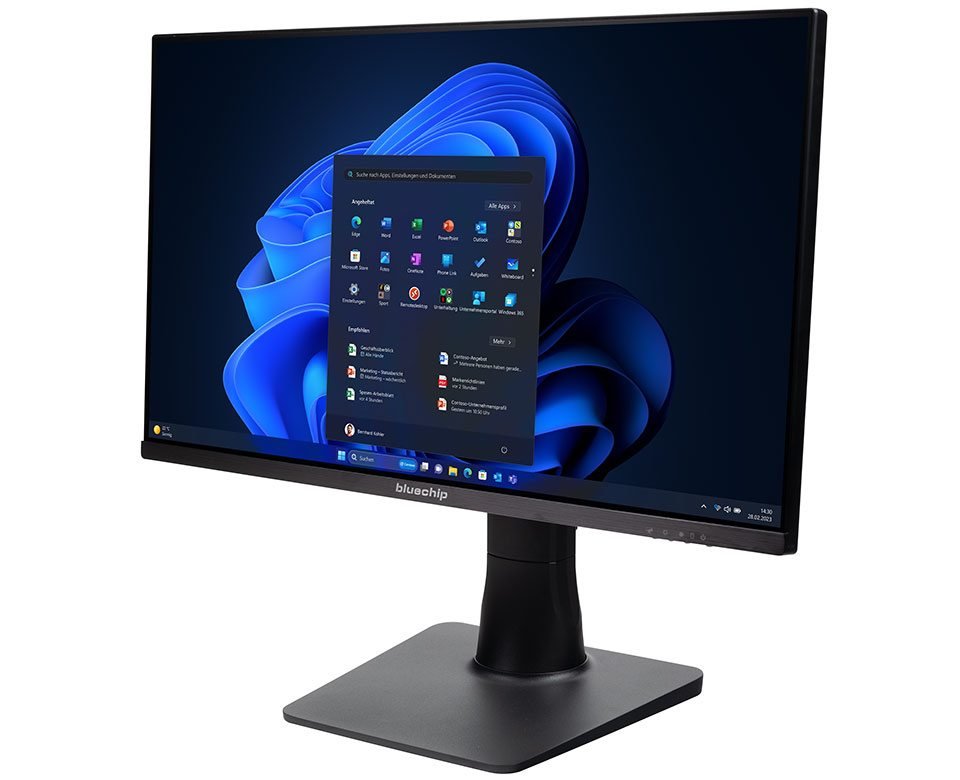 Bluechip Businessline Aio23500 Intel® Core I5 Procesador 14400 / Hasta 4.70 Ghz, Windows 11 Pro, 23,8\" Led Ips, 16 Gb Ddr5, 500 Gb Nvme Ssd, Intel® Wi-Fi 6, Bluetooth 5.2, Rj45 (1 Gb/S), Intel® Uhd Gráfica, Built-To-Order