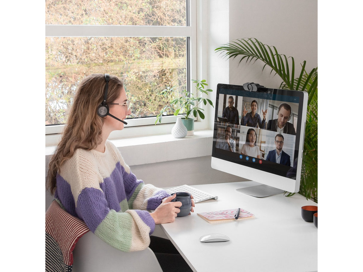 Sandberg Bluetooth Office Headset Pro+ - Kopfhörer - Kopfband - Büro/Callcenter - Schwarz - Binaural