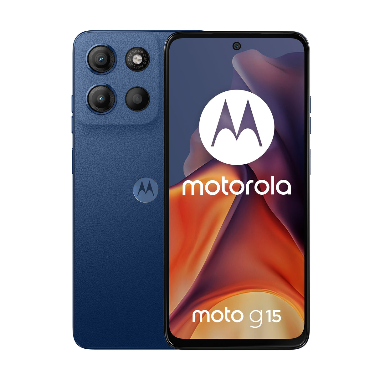 Motorola Moto G15 4g Smartphone Sim Doble Ram 8 Gb / Memoria Interna 512 Gb Microsd Slot Pantalla Lcd 6.72" 2400 X 1080 Píxeles (60 Hz) 2 X Cámaras Traseras 50 Mp 5 Mp Front Camera 8 Mp Azul Marino