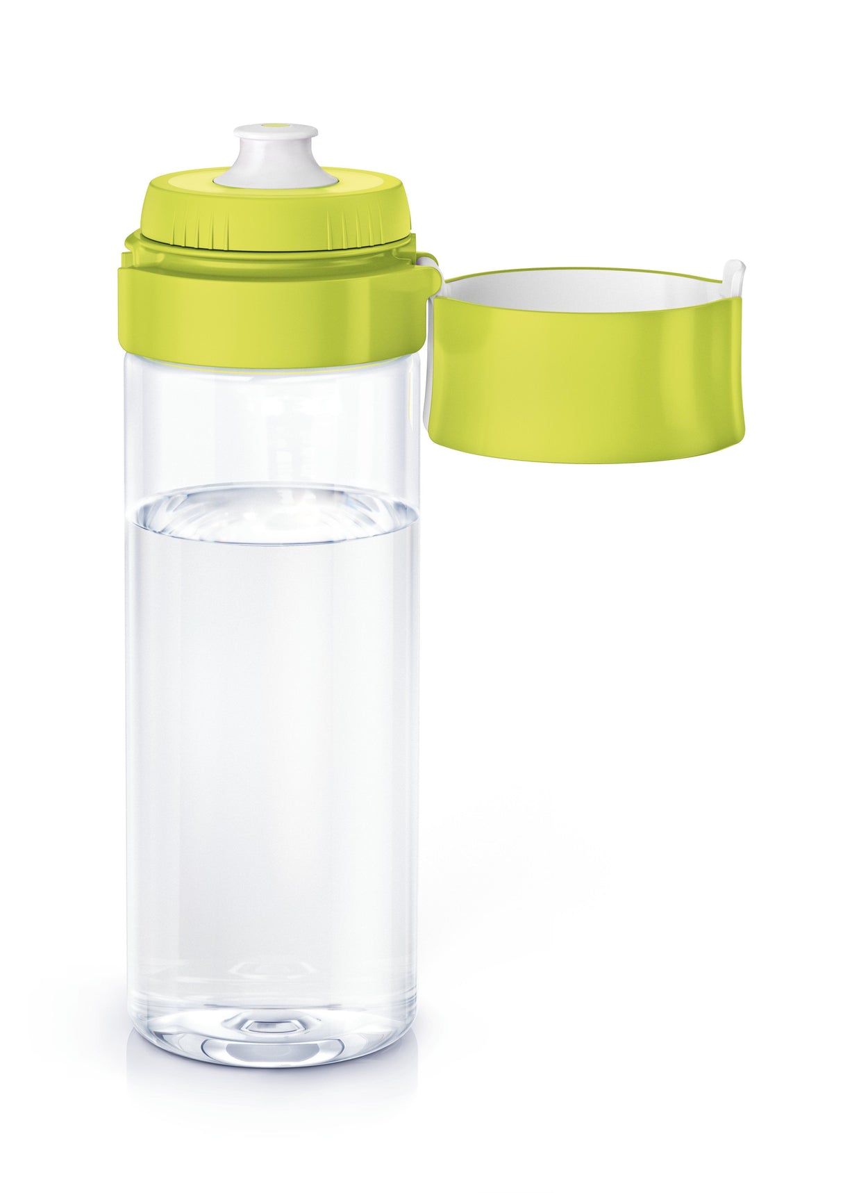 Brita Fill&Go Bottle Filtr Lime Botella Con Filtro De Agua Cal, Transparente