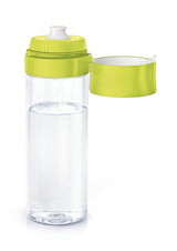 Brita Fill&Go Bottle Filtr Lime Botella Con Filtro De Agua Cal, Transparente