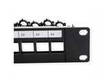 Roline 19"-Keystone-Modultrger 24ports Geschirmt Blank Clipbef. (26.11.0390)