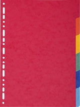 Exacompta Separadores Nature Future Cartulina Lustrada 225gr 6 Posiciones A4 Colores