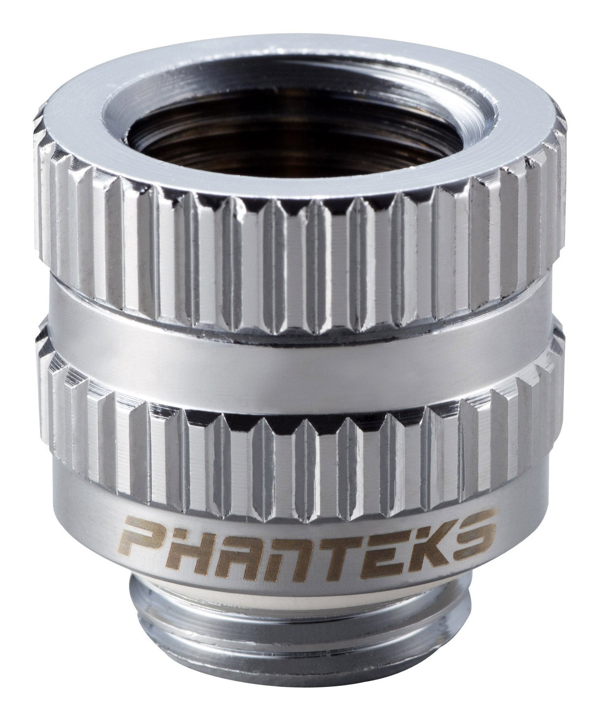 Phanteks Glacier M-F Rojoary Adaptador Gerade G1/4 Zoll Ag Auf G1/4 Zoll Ig, Chrome Plata