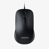 EAN 8435099535263 - Approx APPMX245 teclado Ratón incluido Universal USB QWERTY Español Negro imagen 4