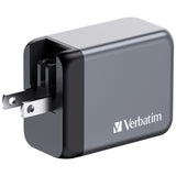 Cargador De Pared Universal Verbatim Gnc-65 2xusb Tipo-C 1xusb 65w
