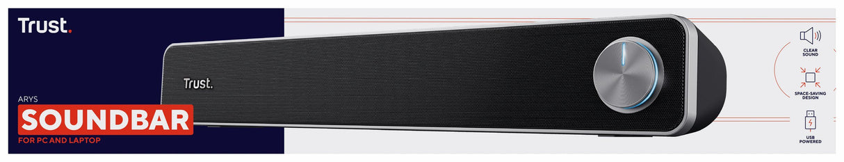 Barra De Sonido Para Pc Trust Arys  12w  2.0
