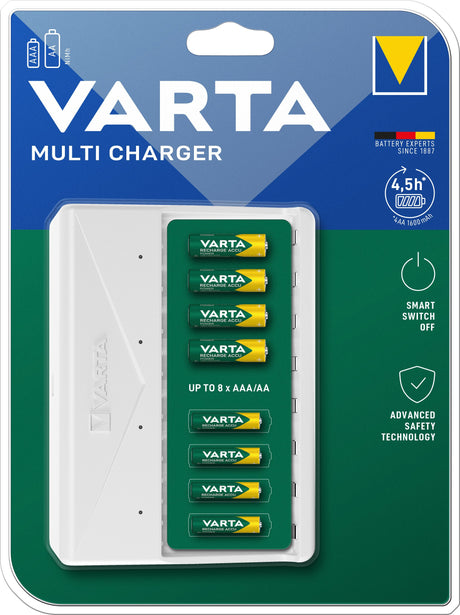 EAN 4008496054701 - Varta 57659 101 401 cargador de batería Pilas de uso doméstico Corriente alterna imagen 6