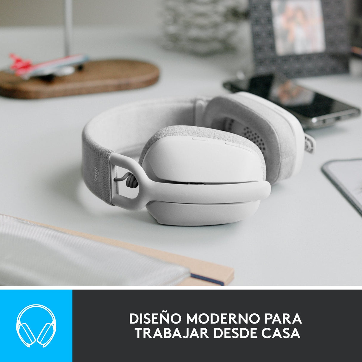 EAN 5099206103948 - Logitech 981-001219 auricular y casco Auriculares Inalámbrico Diadema Llamadas/Música Bluetooth Blanco imagen 9