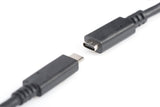 EAN 4016032455318 - Digitus AK-300210-020-S cable USB USB 2.0 2 m USB C 0,48 Gbit/s Negro imagen 8