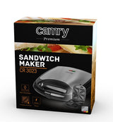 EAN 5908256834873 - Camry Premium CR 3023 sandwichera 1500 W Negro, Gris imagen 6