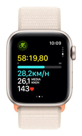 Apple Watch Se Gps 40mm Starlight Aluminium Case With Starlight Sport Loop