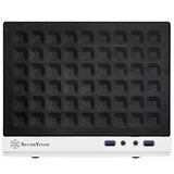 Caja Pc Silverstone Sg13 Mini Tower Negro, Blanco