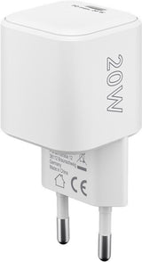 Cargador Rápido Goobay 20w Usb-C Pd Gan (Blanco) 76691
