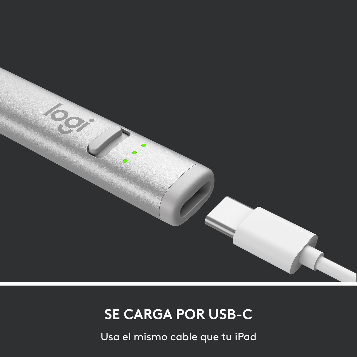 Logitech Crayon Lápiz Digital 20 G Plata