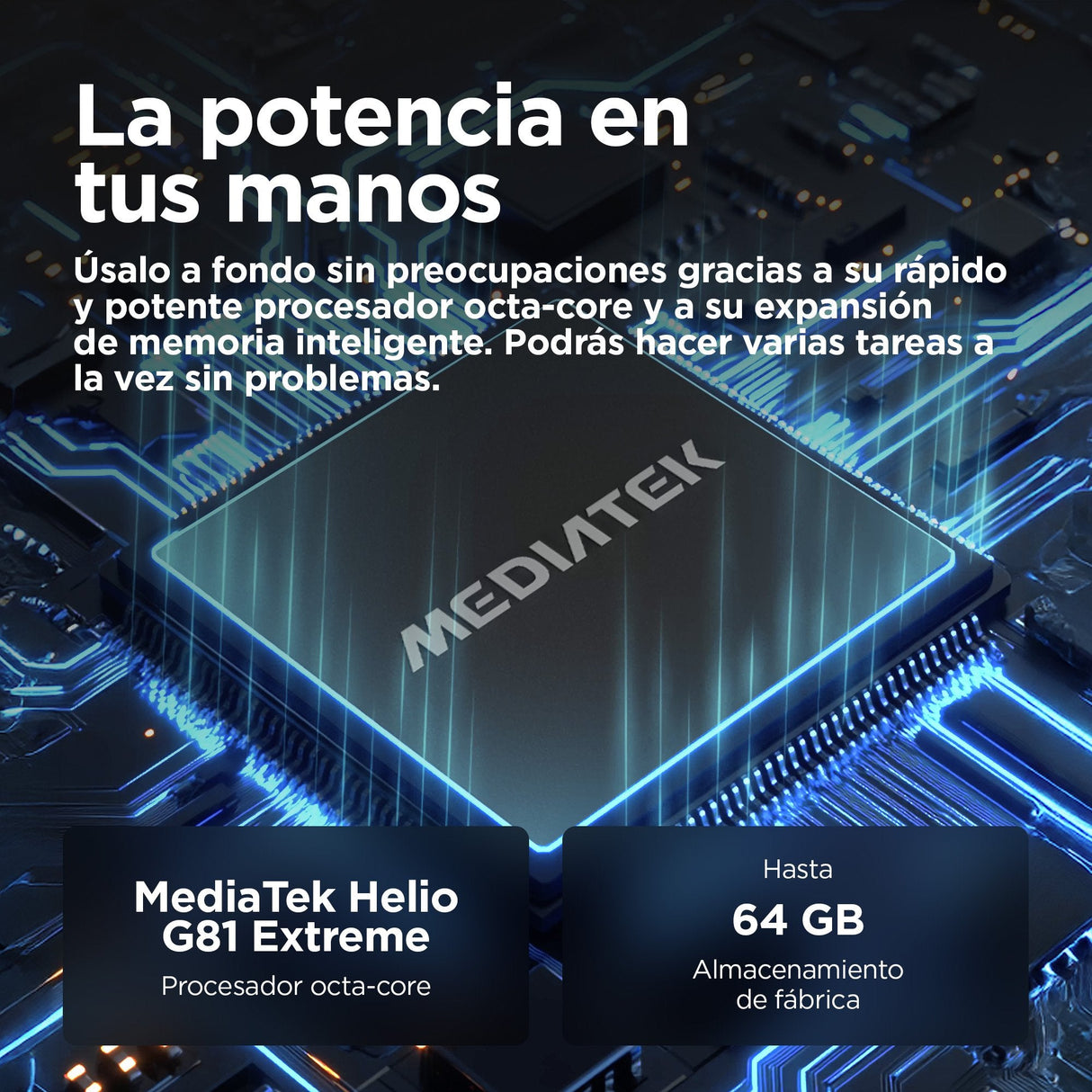 EAN 0840023281662 - Motorola moto e15 16,9 cm (6.67") SIM doble Android 14 Go edition 4G USB Tipo C 2 GB 64 GB 5200 mAh Azul imagen 8