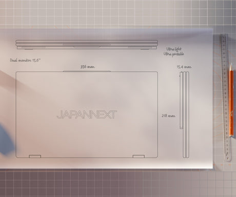 EAN 4589511169742 - JAPANNEXT JN-DMD-IPS156F pantalla para PC 39,6 cm (15.6") 1920 x 1080 Pixeles Full HD LCD Negro imagen 8