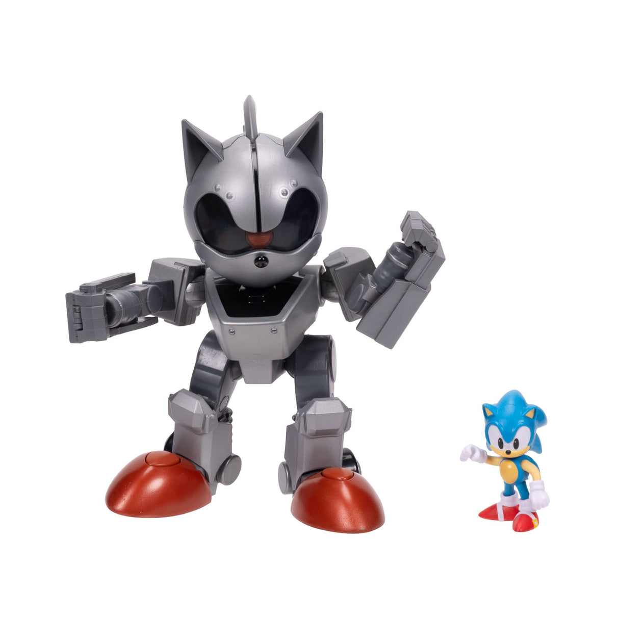 EAN 0192995429840 - Sonic the Hedgehog Giant Mecha Sonic vs Sonic Playset imagen 1