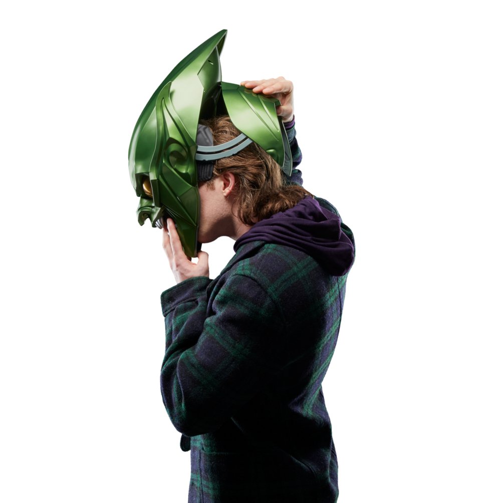 Casco Premium Hasbro Marvel Legends Series Spider-Man: No Way Home Green Goblin