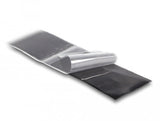 Strapazierfähiges Klettband Selbstklebend Mit Haft- Und Flauschband L 25 M X B 50 Mm Schwarz
