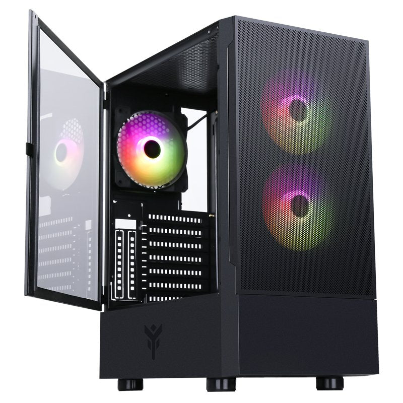 Caja Pc Itek Siisbe 3.0 Midi Tower Negro
