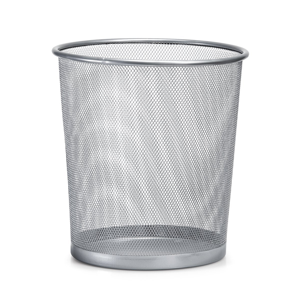 Zeller Papelera Mesh 12 L Plata