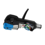 Audio Technica At-Vm95c/H, Tonabnehmer Negro/Azul