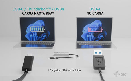 EAN 8595611707247 - i-tec Metal CAHUBMETAL2A2CPD hub de interfaz USB 3.2 Gen 1 (3.1 Gen 1) Type-A + Type-C 5000 Mbit/s Plata imagen 8