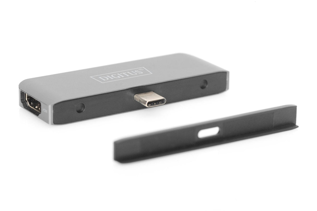 Docking Digitus Usb-C, 4 Puertos, 4k / 30hz Hdmi / Usb-4 / Pd / Audio