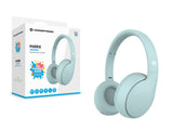 Headset Infantil  Bluetooth 6.0  Conceptronic Parris04b Carga Usb-C Bateria 10h Plegable Color Azul