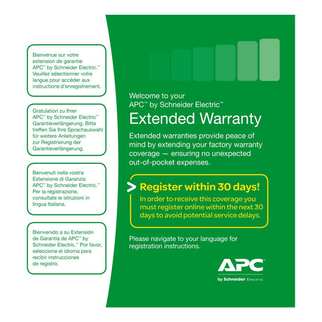 EAN 0731304259220 - APC Service Pack 1 Year Extended Warranty 1 licencia(s) 1 año(s) imagen 2