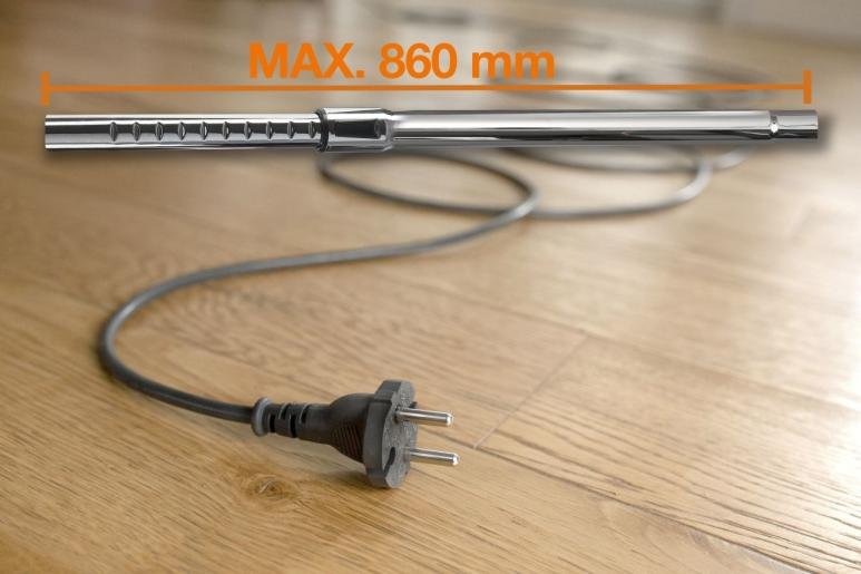 Aspirador Gorenje Vce21sfbkr  Con  Bolsa, Potencia 850 W, Radio De Trabajo 8 M, Negro