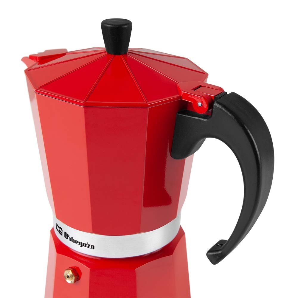 Cafetera  Orbegozo Kfr 1240  De Aluminio - Prepara 12 Tazas De Cafe En Minutos - Compatible Con Diferentes Tipos De
